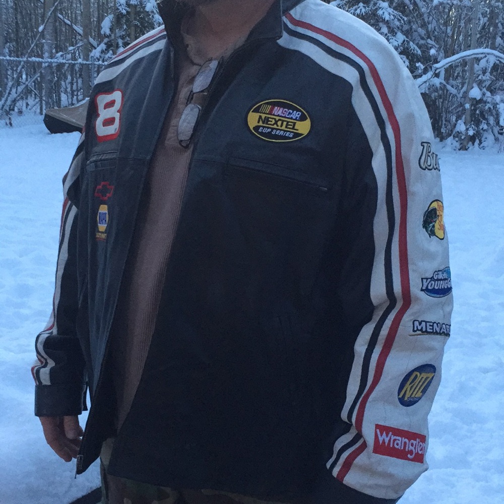 NASCAR Dale Earnhardt, Jr leather coat. XL.